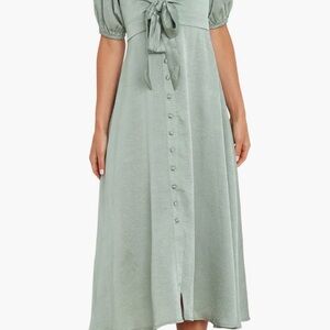 Petal & Pup piper button front midi dress